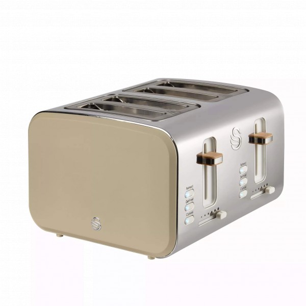 Swan ST14620OAT 4 Slice Cream Nordic Style Toaster