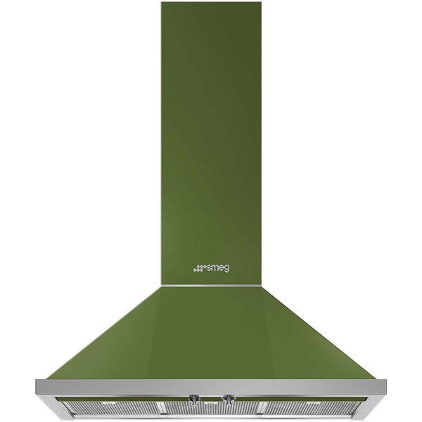 Smeg KPF9OG 90cm Wide Green Portofino Chimney Cooker Hood