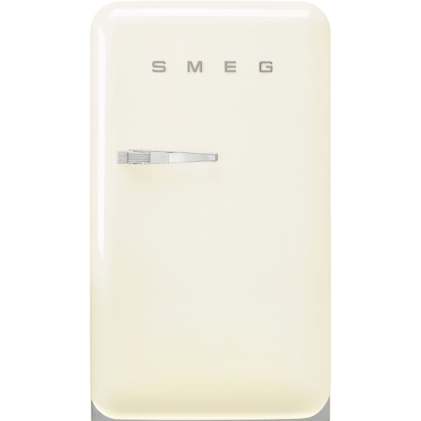 Smeg FAB10HRCR5 55cm Wide Retro Cream Right Hinge Home Bar Fridge