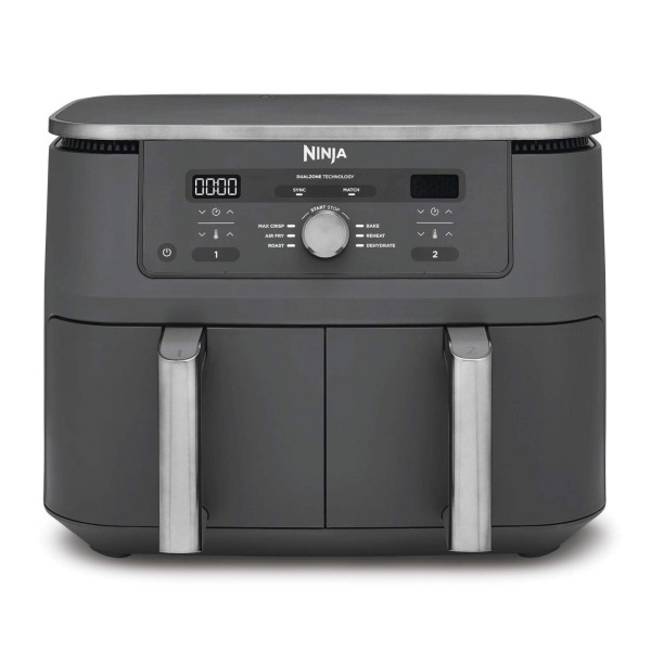 Ninja DZ400UK 9.5 Litre MAX 6-in-1 Dual Zone Grey Air Fryer