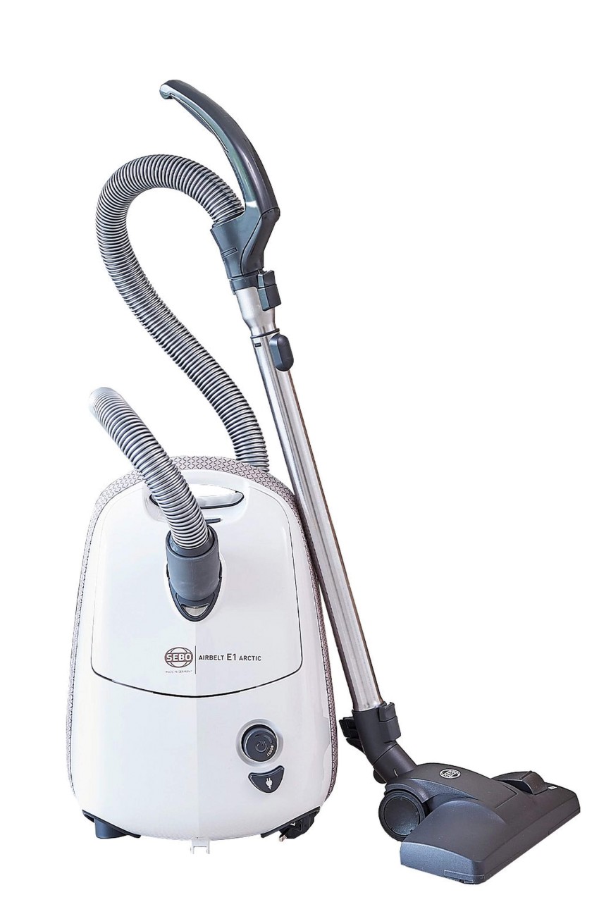 Sebo 92621CI Airbelt E1 Arctic White Cylinder Vacuum Cleaner