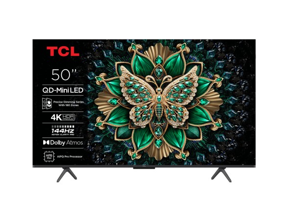 TCL 50C6KS-UK 50&quot; 4K Ultra HD QD-Mini LED TV