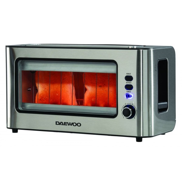 Daewoo SDA1060GE 2 Slice Glass Toaster