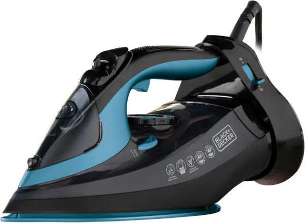 Black and Decker Steam 2600W Black Iron