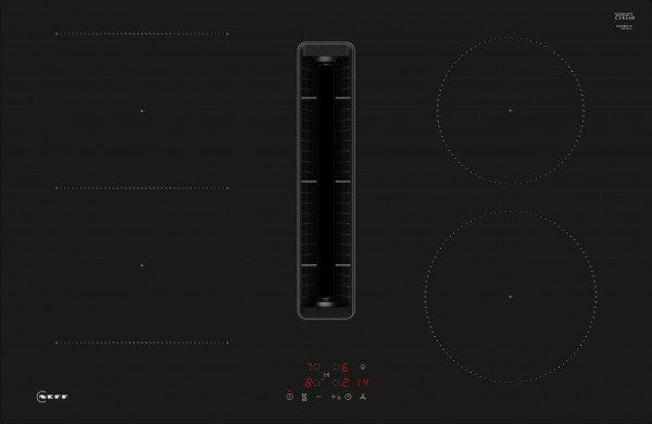 Neff V58NBS1L0 N50 80cm Wide 4 Zone Vented Induction Hob