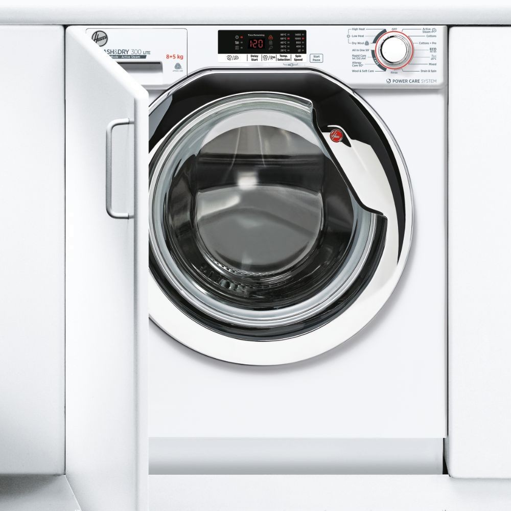 Hoover HBDS485D2ACE-80 Built-In 8 + 5 kg Washer Dryer