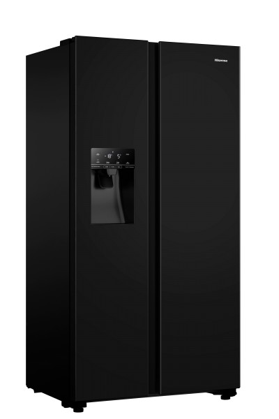 Hisense PureFlat RS694N4TBE American Style Fridge Freezer with Non-Plumbed Ice &amp; Water
