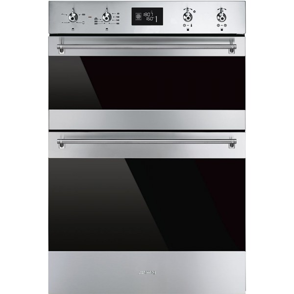 Smeg Classic Built-In Stainless Steel Double Oven