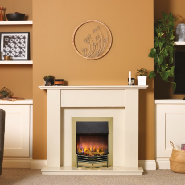 Dimplex DMF20AB Dumfries Antique Brass Optiflame 3D Electric Fire