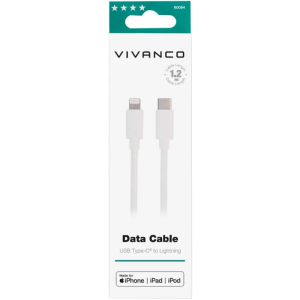 Vivanco 60084 USB-C to Lightning Cable