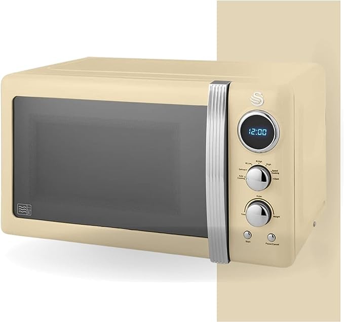 Swan SM22030LCN 20L Digital Microwave in Cream
