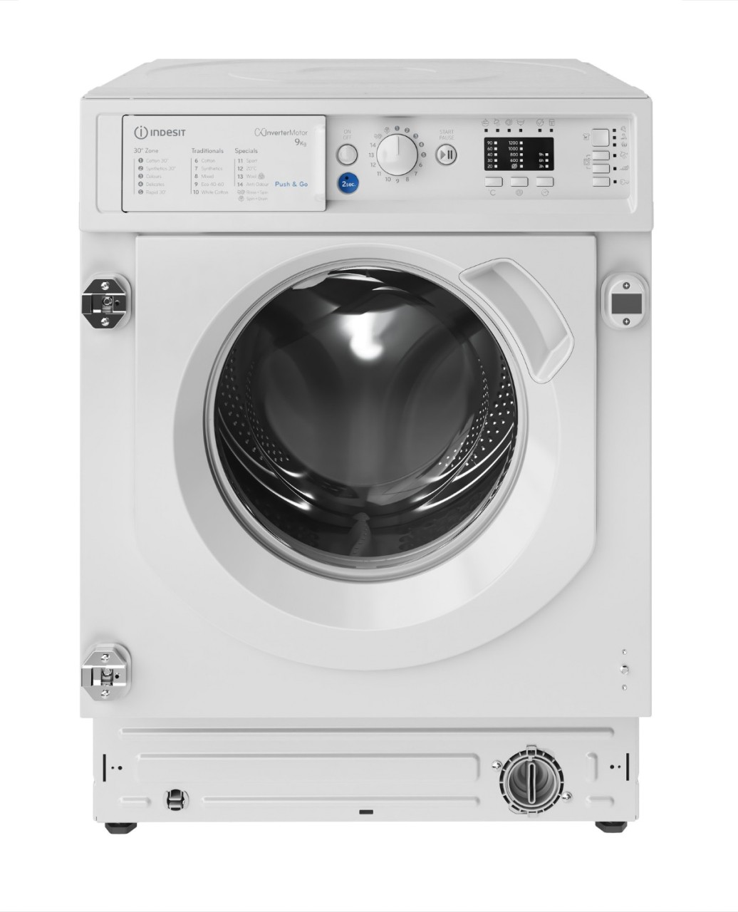 Indesit BIWMIL91485 Push&Go 9kg 1400 Spin Built In Washing Machine