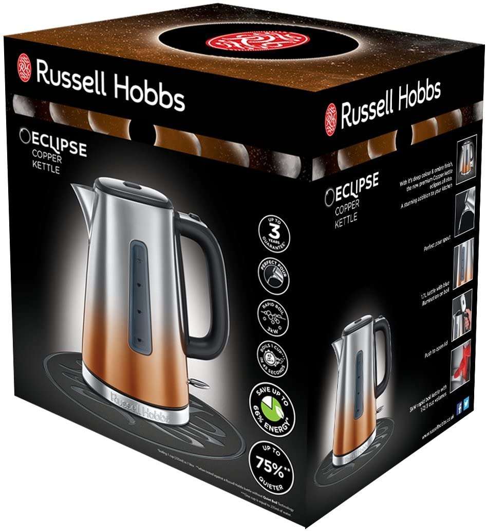 Russell Hobbs 25113 Eclipse Polished Stainless Steel and Copper Sunset