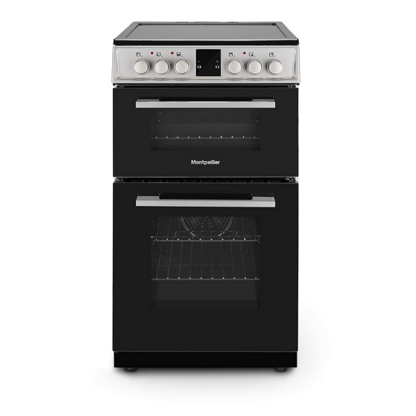 Montpellier MDOC50FS 50cm Wide Double Oven Electric Ceramic Cooker