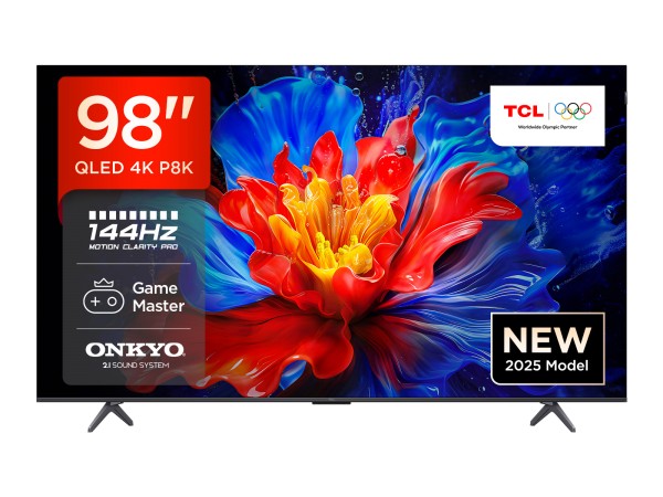 TCL 98P8K-UK 98&quot; 4K QLED HDR Ultra HD Google TV