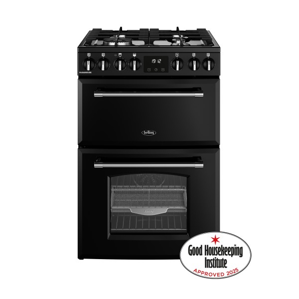 Belling Farmhouse Range 60cm Wide Dual Fuel Mini Range Cooker