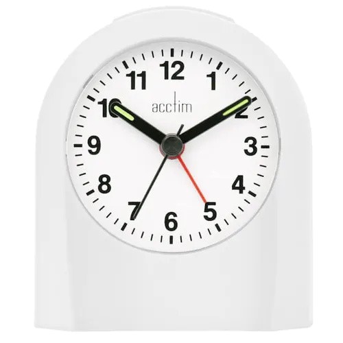 Acctim 15062 Palma White Alarm Clock