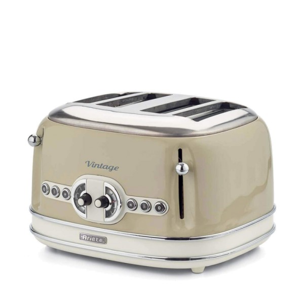 Ariete 15603 4 Slice Beige Toaster