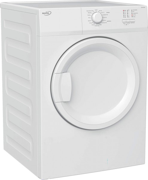 Zenith ZDVS700W 7kg Vented White Sensor Controlled Tumble Dryer