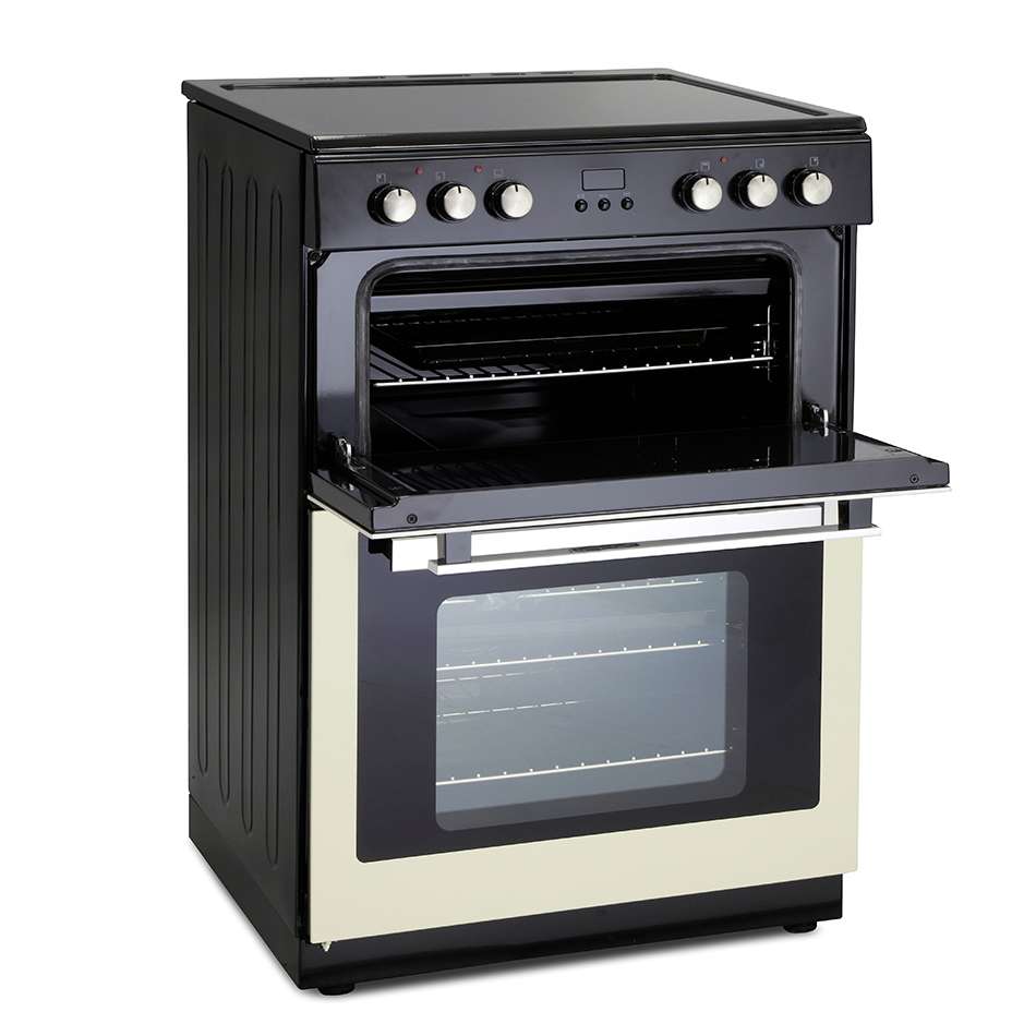 Montpellier RMC61CC 60cm Wide Electric Mini Range Cooker in Cream G