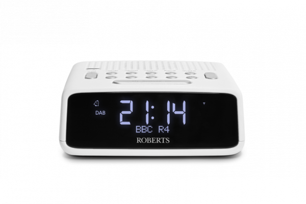 Roberts Ortus DAB/DAB+/FM White Clock Radio