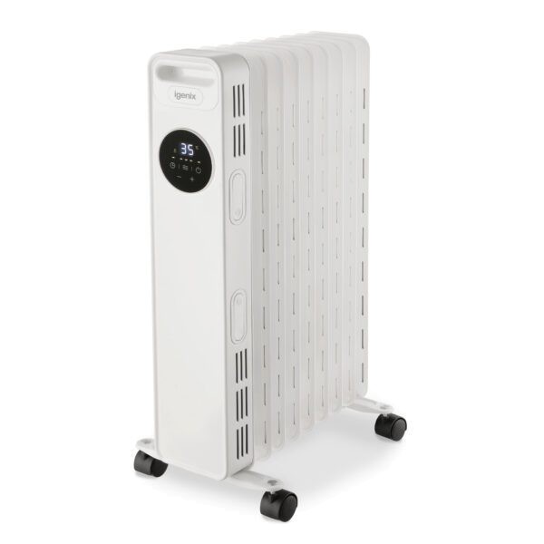 iGenix IG2621 2000W Oil Filled Radiator with Digital Controls &amp; Timer