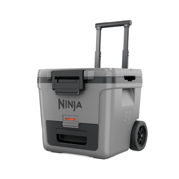 Ninja FB230UKGY FrostVault 30QT/28L Grey Wheeled Cooler with Dry Zone