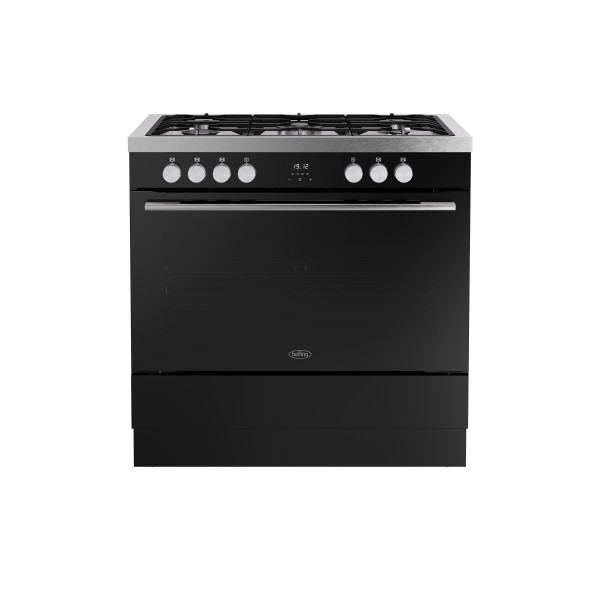 Belling 444412040 Vision 90cm Wide Dual Fuel Single Cavity Range Cooker
