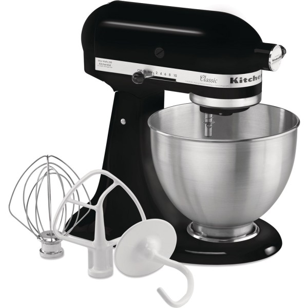 kitchenaid 5k45ssbob classic stand mixer in black g craggs ltd kitchenaid 5k45ssbob classic stand mixer