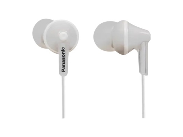 Panasonic RP-HJE125E-W Ergofit In Ear White Earphones