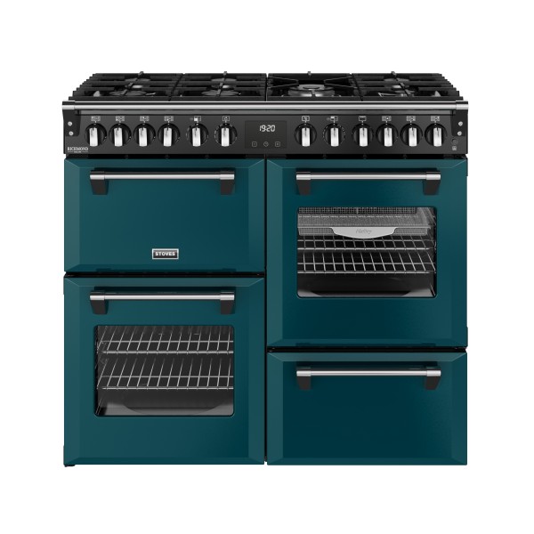 Stoves 444412019 Richmond Deluxe 100cm Wide Dual Fuel Range Cooker