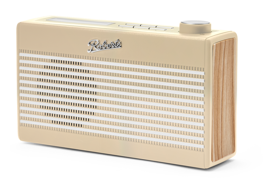 Roberts Rambler Mini DAB/FM Radio with Bluetooth, Pastel Cream