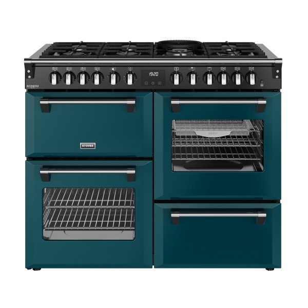 Stoves 444412031 Richmond Deluxe 110cm Wide Dual Fuel Range Cooker