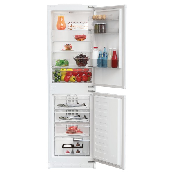 Indesit KINH1261B4UK 55cm Wide 50/50 Built-In Frost Free Fridge Freezer