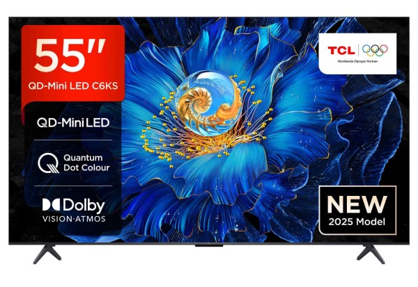 TCL 55C6KS-UK 55" 4K Ultra HD QD-Mini LED TV