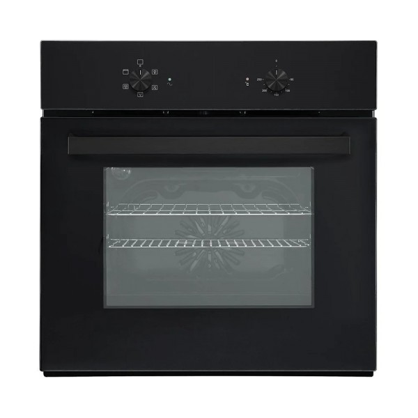Teknix BITK263ESB 60cm Wide 55L Built In Slim Depth Electric Single Oven