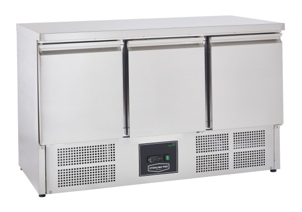 Sterling Pro SPU303 Cobus 137cm Wide 297L 3 Doors Counter Fridge