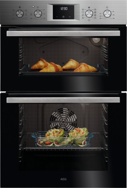 AEG GU5CP20M Catalytic 60cm Wide Built In Electric Double Oven
