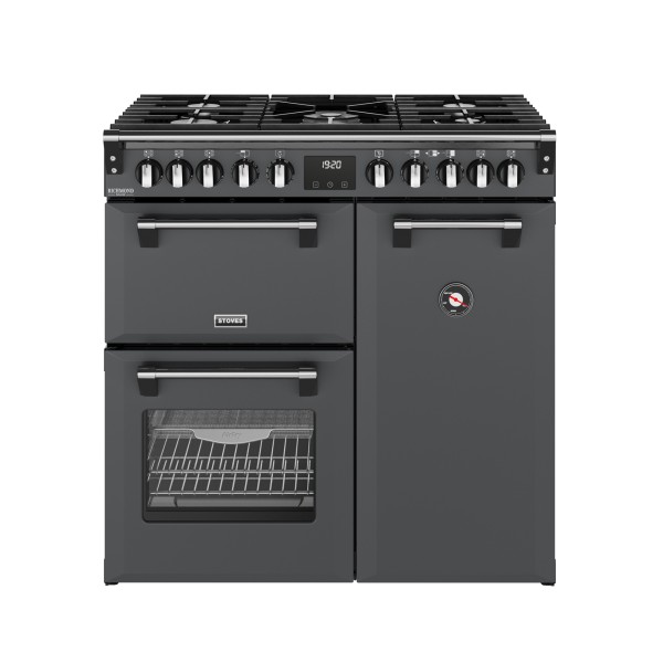 Stoves 444412003 Richmond Deluxe 90cm Wide Dual Fuel Range Cooker