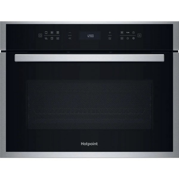Hotpoint HCW607HTSXUK Class 6 Built In Compact Oven with Microwave