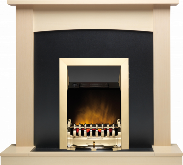 Dimplex BAL20BR Balmoral Brass Ecolite 2kW Inset Fire