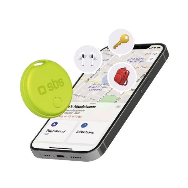 SBS 23731 SBS Tracker Dot - Apple Where's My? App Compatible - Bags, Bikes, Keys