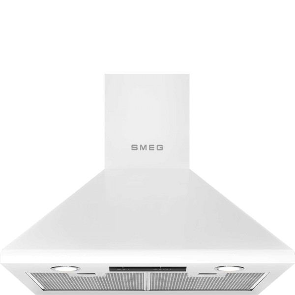 Smeg KSED65BE 60cm Wide White Chimney Cooker Hood