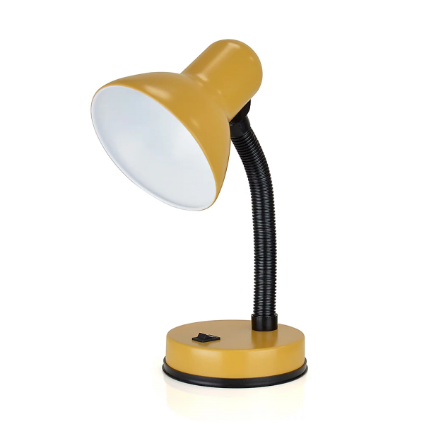 HomeLife 35W 'Classic' English Mustard Flexi Desk Lamp