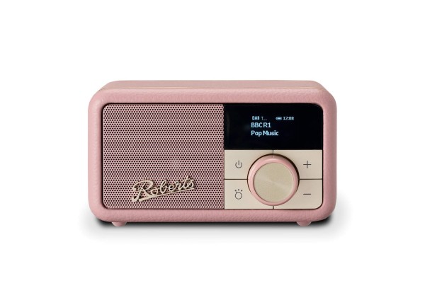Roberts Revival Petite Mini Dusty Pink Retro Portable DAB Radio