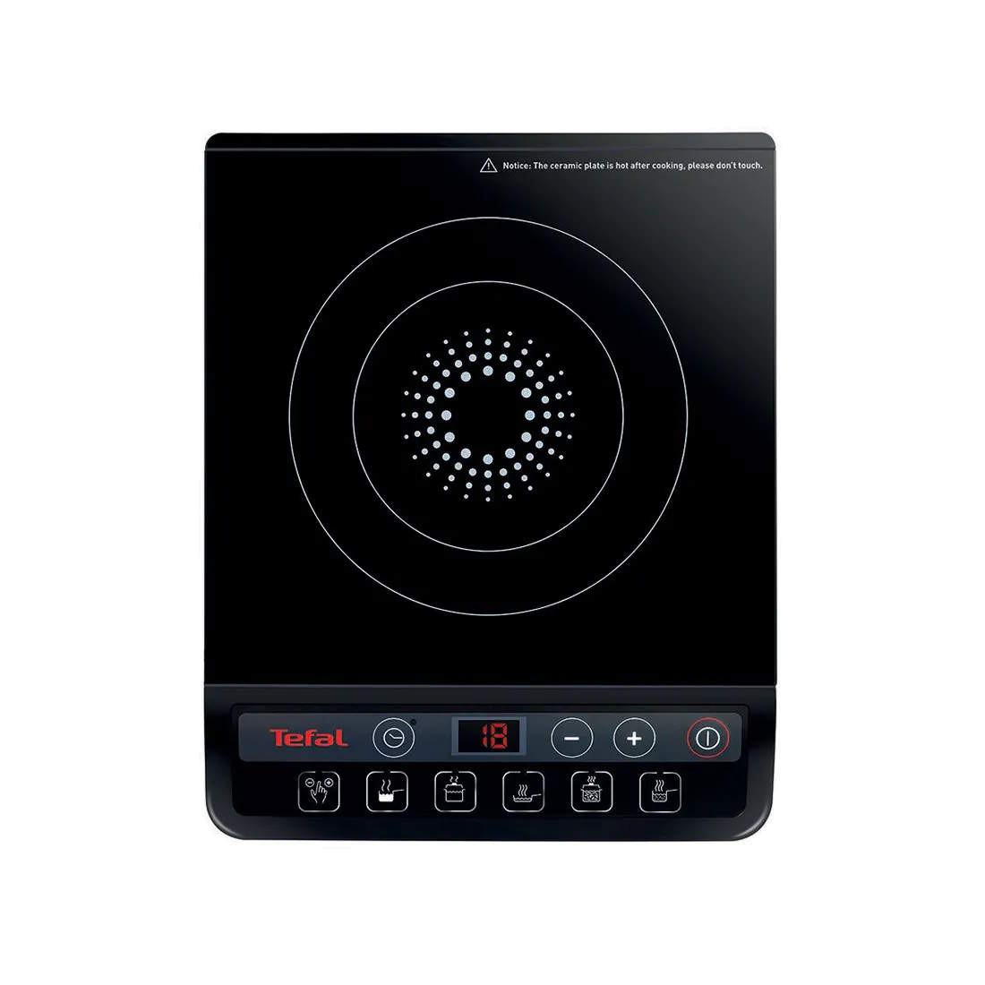 Tefal IH201840 Single Everyday Black Induction Hob