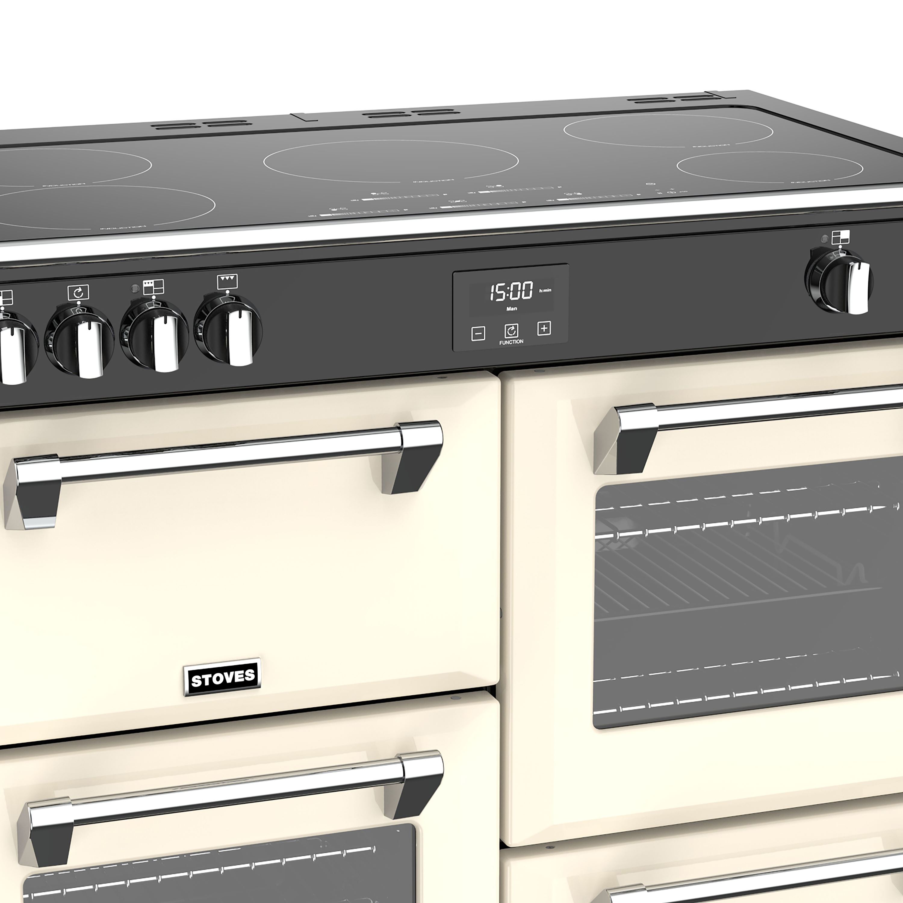 Stoves Richmond Deluxe S1000EI Classic Cream 100cm Wide Electric Range