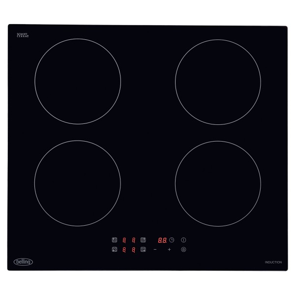 Belling 444410125 IHT6013 Black Induction Hob