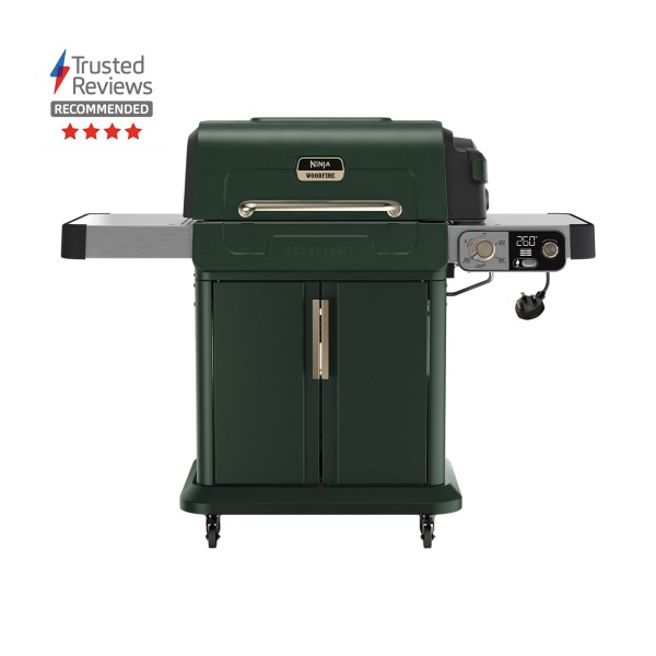 Ninja PG301UKGN Green FlexFlame Gas BBQ and Outdoor Cooking System