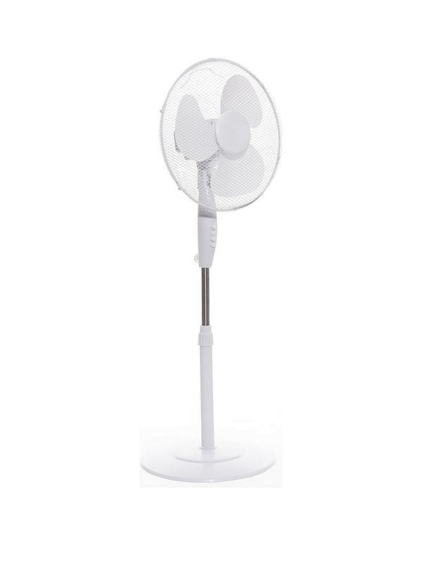 Daewoo COL1568 16" White Pedestal Fan